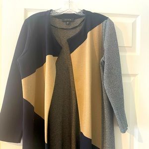 Ann Taylor over coat. Great for office. Goes great with navy pants or bluejeans.